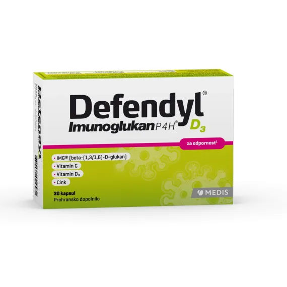 Defendyl-Imunoglukan, P4H kapsule D3, 30 kapsul