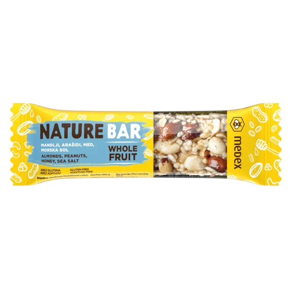 Medex, Nature Bar morska sol, 40 g