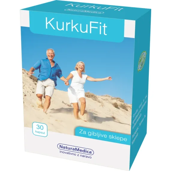 NaturaMedica, KurkuFit 30, 30 vegetarijanskih kapsul