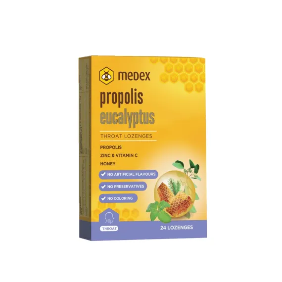 Medex, Propolis Eucalyptus pastile, 24 pastil