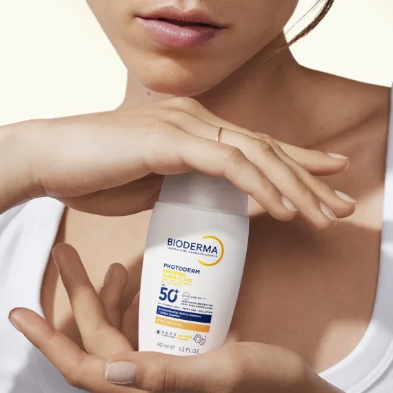 Bioderma, Photoderm Xdefense Ultra fluidna zaščita pred soncem ZF50+, odtenek 02, 40 ml