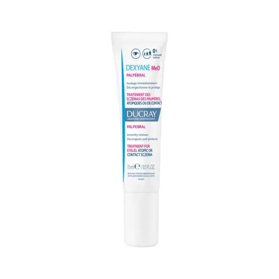 Ducray, Dexyane MED Palpebral krema za zdravljenje očesnega ekcema, 15 ml