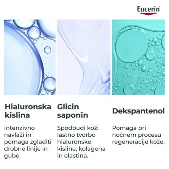 Eucerin, Hyaluron Filler nočna krema, 50 ml