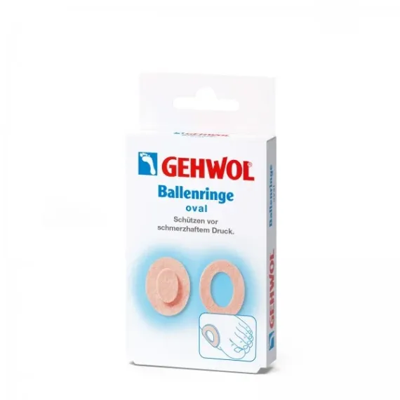 Gehwol, obroček za blazinice, ovalni, 6 obročkov