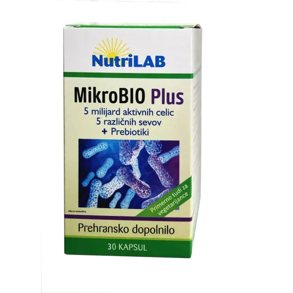 NutriLAB, MikroBIO Plus, 30 kapsul