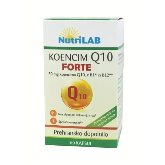 NutriLAB, Koencim Q10 Forte, 60 kapsul