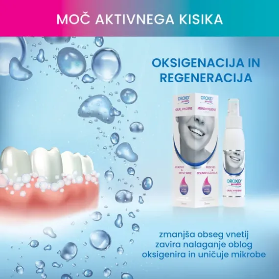 Oroxid sensitiv oralno pršilo, 100 ml raztopina 