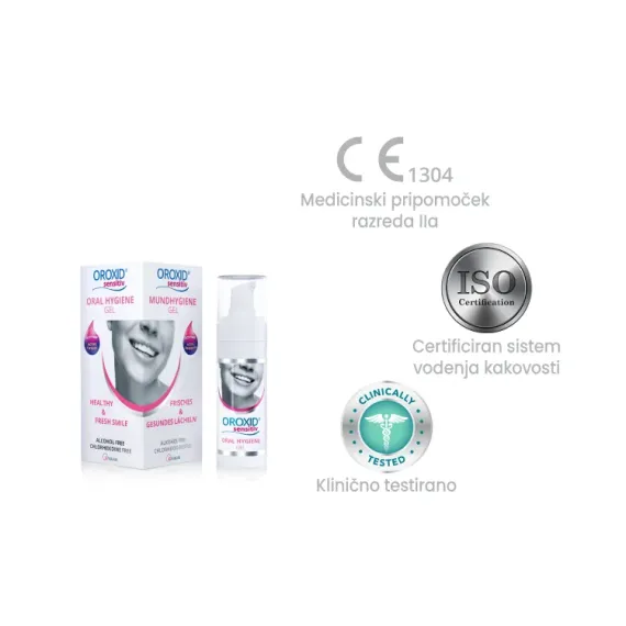 Oroxid sensitiv oralni gel, 30 ml gel