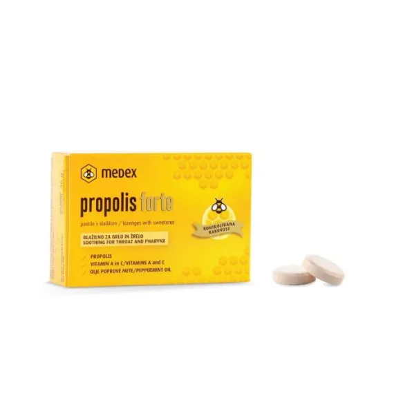 Medex, Propolis Forte, 18 pastil