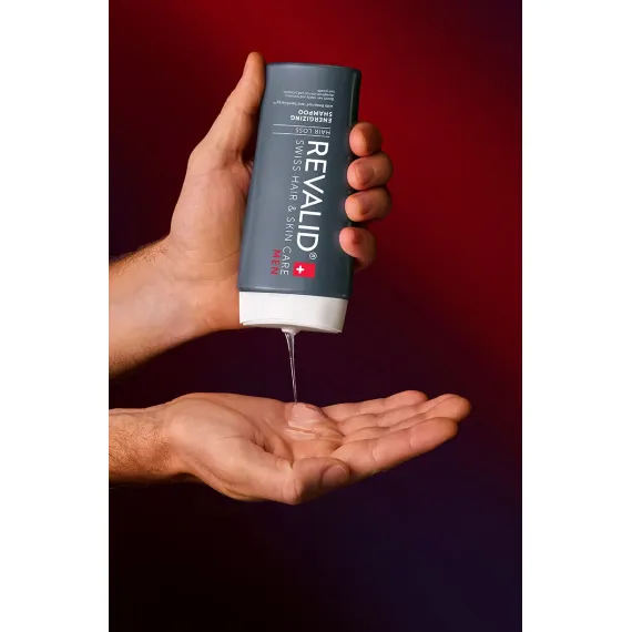 Revalid, Poživljajoči šampon za moške, 200 ml šampon