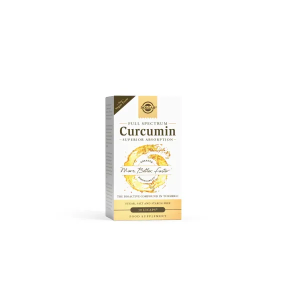 Solgar, Curcumin, mehke kapsule, 30 mehkih kapsul