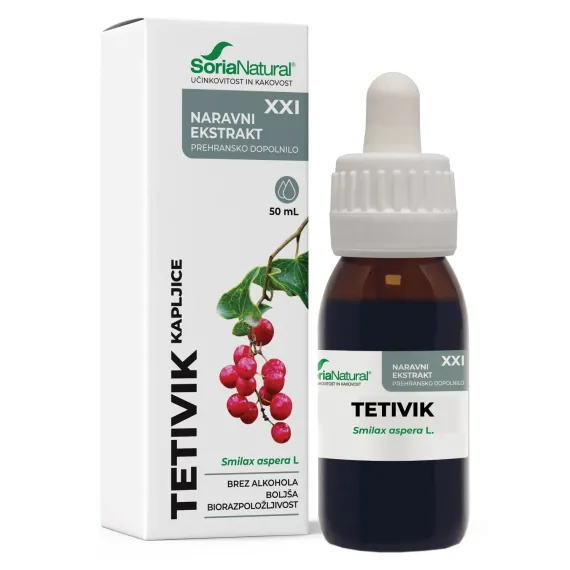 Soria Natural, Tetivik XXI kapljice brez alkohola, 50 ml