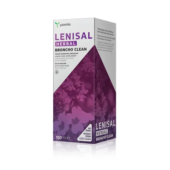 Yasenka, Lenisal Herbal Broncho Clean sirup, 150 ml