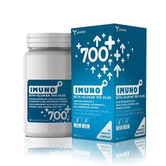 Yasenka, Imuno BETA-GLUKAN 700 Plus, 60 kapsul