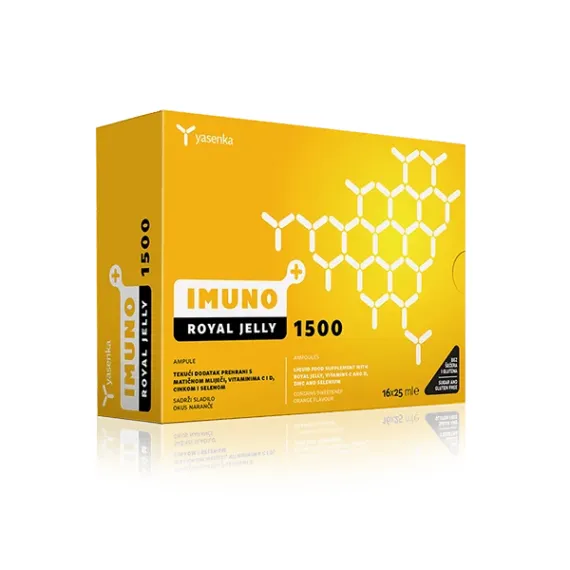 Yasenka, Imuno Royal Jelly 1500 ampule, 16 x 25 ml