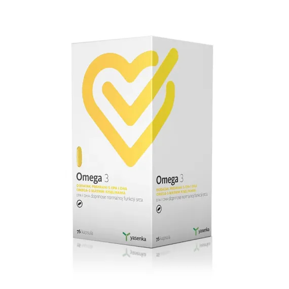 Yasenka, Omega 3 kapsule, 75 kapsul