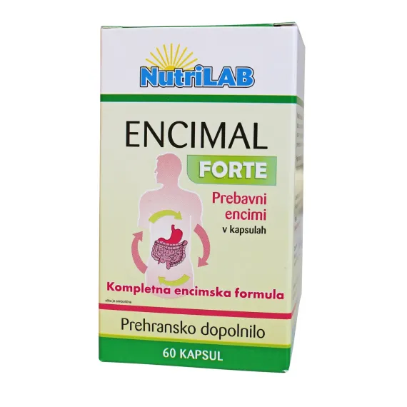 NutriLAB, Encimal Forte, 60 kapsul 