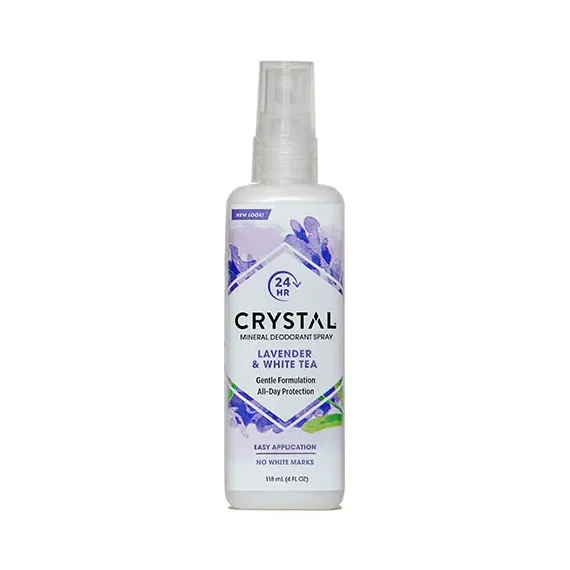 Crystal, razpršilo sivka in beli čaj, 118 ml