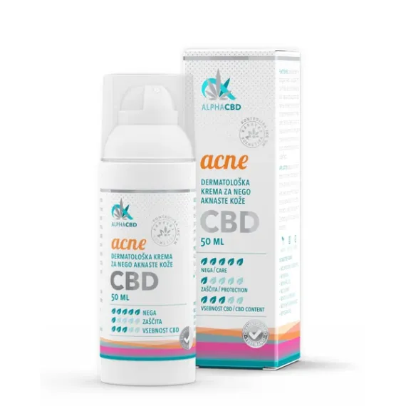 Favn, AlphaCBD acne, Dermatološka krema za nego aknaste kože, 50 ml