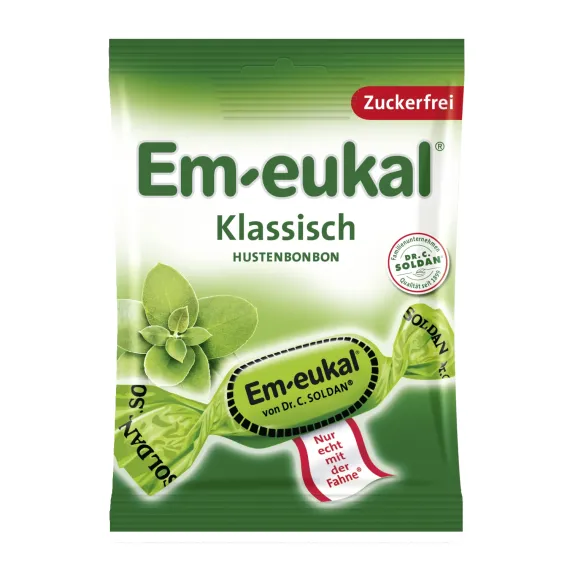 Dr. Soldan, Em-eukal Klasik Trdi bonboni brez sladkorja, 75 g
