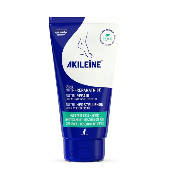 Akileine, Nutri repair hranilna krema za noge, 75 ml