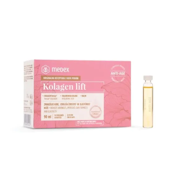 Medex, Kolagen lift v stekleničkah, 9 ml, 10 fiol