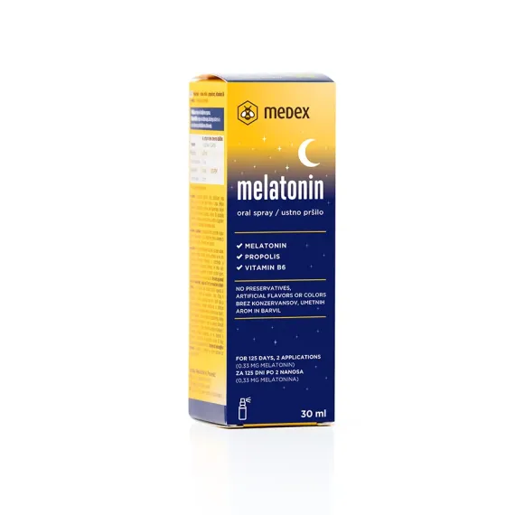 Medex, Melatonin ustno pršilo, 30 ml