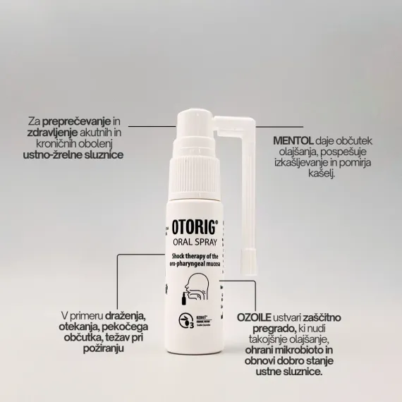 Otorig, Oral pršilo za usta, 20 ml