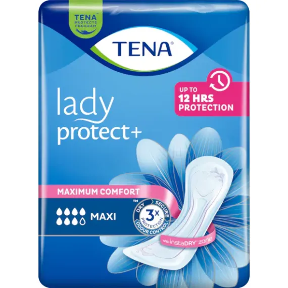 TENA, Slim Protect+ Maxi, Predloga za inkontinenco, 12 predlog