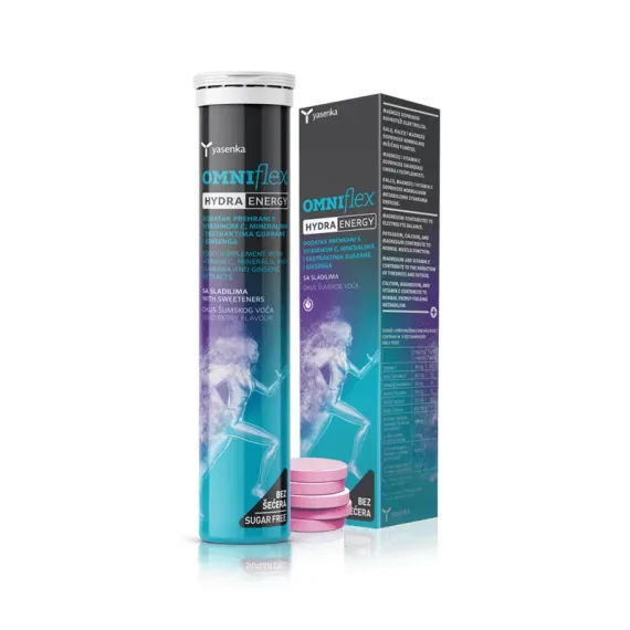 Yasenka, OmniFlex Hydra Energy, 20 šumečih tablet