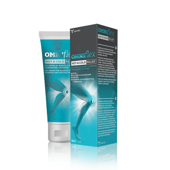 Yasenka, OmniFlex Hot & Cold Relief gel-krema, 100 ml