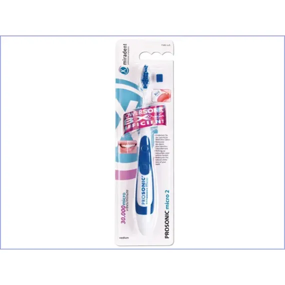 Miradent, Prosonic Micro 2 električna zobna ščetka, 1 kos