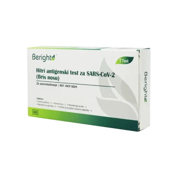 Beright, COV19 Antigen hitri test, 1 test