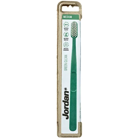 Jordan, Green Clean zobna ščetka medium, 1 ščetka