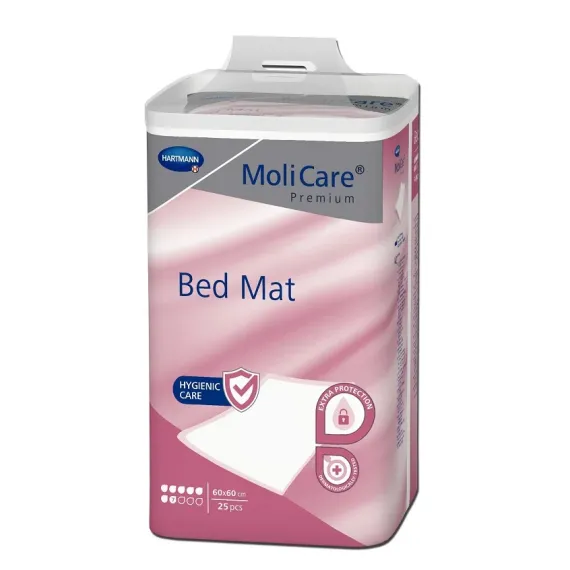 MoliCare, Premium posteljne podloge, 7 kapljic, 60 x 60 cm, 25 podlog