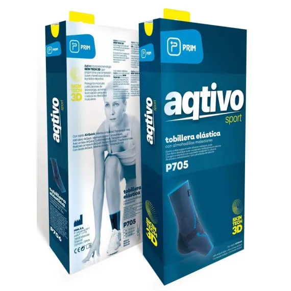Aqtivo Sport, opora za gleženj s silikonom P705, velikost L