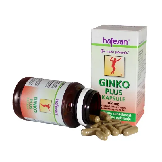 Hafesan, Ginko plus kapsule, 30 kapsul