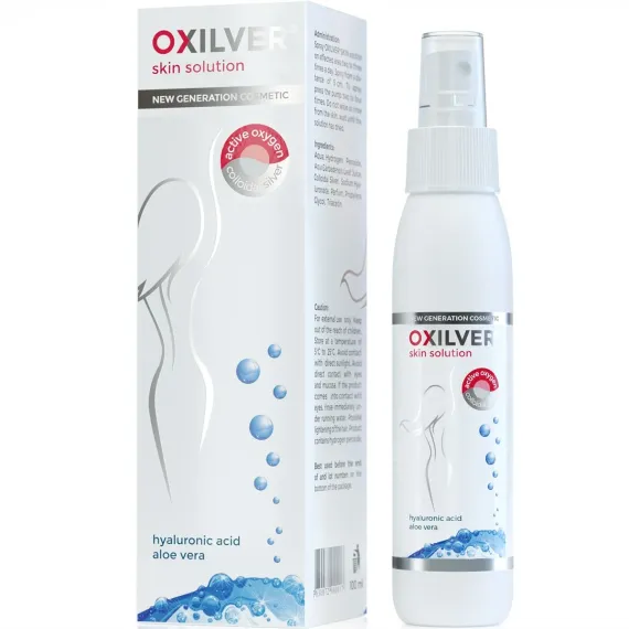 Oxilver, Skin pršilo za nego kože, 100 ml