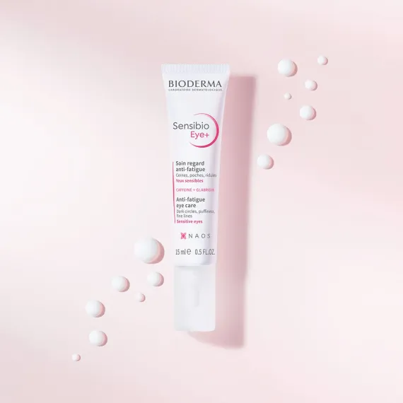 Bioderma, Sensibio Eye+ nega za predel okoli oči proti znakom utrujenosti, 15 ml
