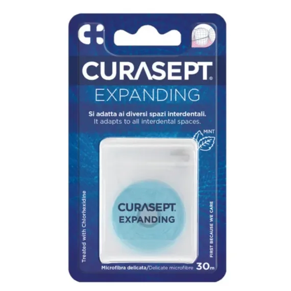Curasept, Expanding zobna nitka z mikrovlakni, 30 m