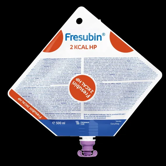 Fresubin 2 kcal HP, okus nevtralen, Easybag vrečka, 500 ml, 1 vrečka