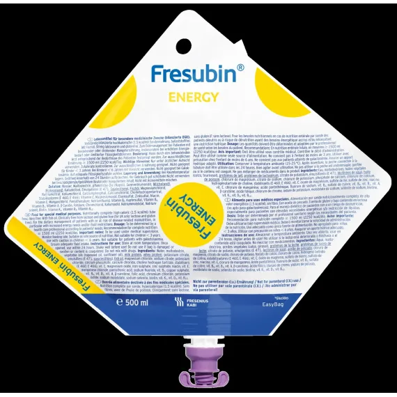 Fresubin Energy, okus nevtralen, Easybag vrečka, 500 ml, 1 vrečka