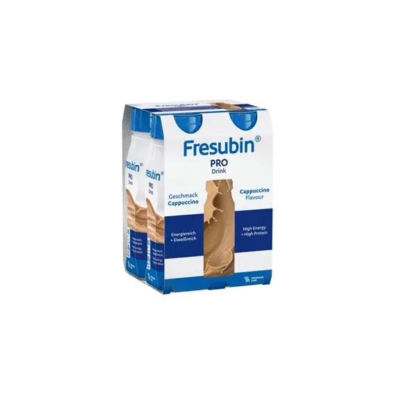 Fresubin PRO Drink, okus kapučino, 200 ml, 4 plastenke