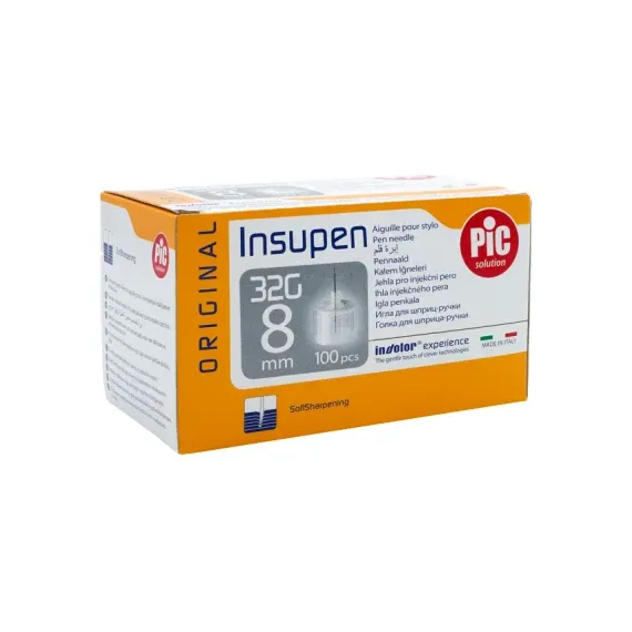 PiC, igla Insupen G32 8 mm, 100 igel