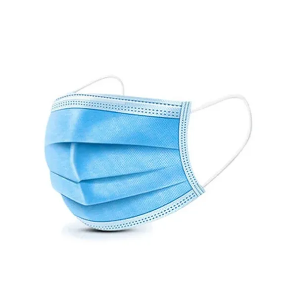 Kirurške maske z elastiko, modre, tip IIR, 50 mask