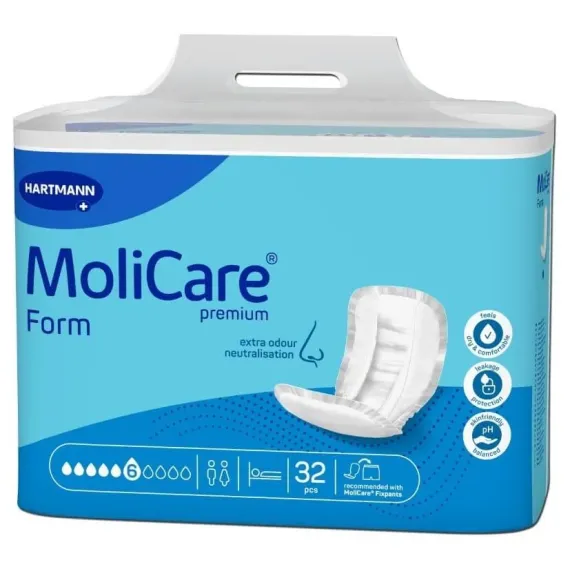 MoliCare, Premium Form hlačne predloge, 6 kapljic, 32 predlog