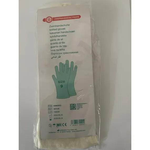 Noba, bombažne rokavice brez patenta, velikost 9 X-Large, 1 par