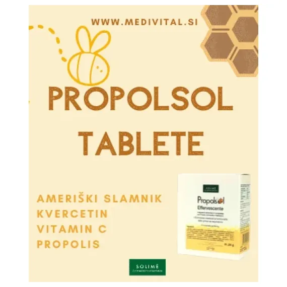 Solime, Propolsol žvečljive tablete, 30 tablet