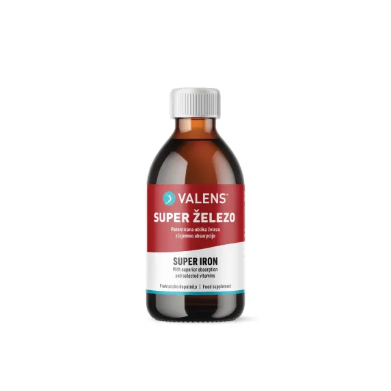 Valens, super železo tekočina, 200 ml