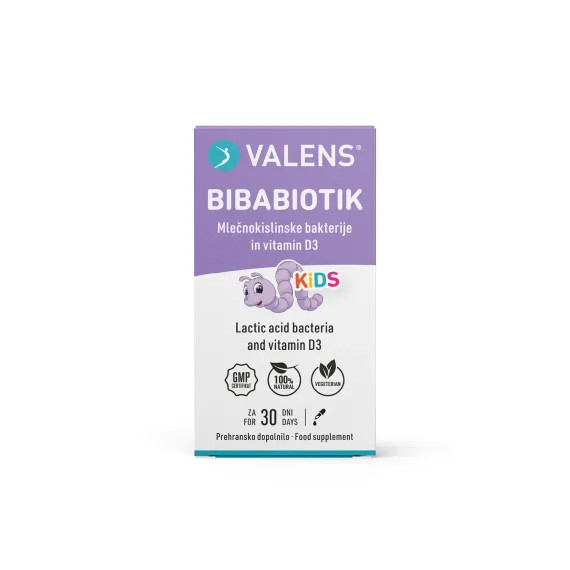 Valens, BibaBiotik kapljice, 7,5 ml